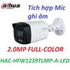 Camera HDCVI 2MP Full Color DAHUA DH-HAC-HFW1239TP-A-LED