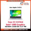Laptop Acer Aspire 5 A515 (i3 1115G4/4GB RAM/128GB SSD/ 15.6 inchFHD/Win10/Vỏ Nhôm/Bạc) Cũ CBH4/2024