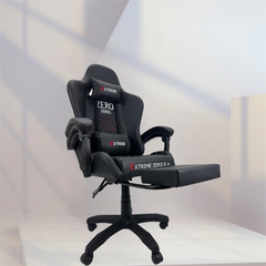 Ghế Gaming Extreme Zero S+ BLACK ( Đệm Massage + Gác Chân )