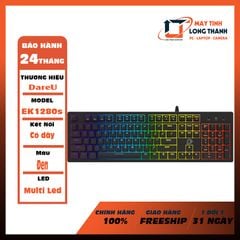 Bàn Phím Cơ Gaming DAREU EK 1280s 104KEY BLACK