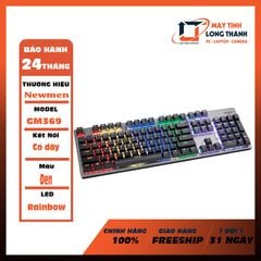 BÀN PHÍM CƠ NEWMEN GM369 (USB/HOT SWAP/LED RAINBOW)