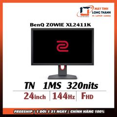 Màn hình gaming chuyên Esports BenQ ZOWIE XL2411K (24INCH/FHD/TN/144HZ/1MS/320NITS/HDMI+DP+AUDIO/DYAC)