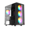CASE MAGIC GM-01 GLASS CÓ SẮN 4 FAN (MATX)