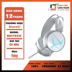 Tai nghe DareU EH722X USB 7.1 WHITE