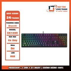 BÀN PHÍM CƠ DAREU EK1280 RGB Gaming Blue Switch