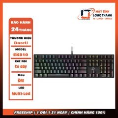 BÀN PHÍM CƠ DAREU EK810 Multi-Led Black (USB/Multi Led/Brown switch)