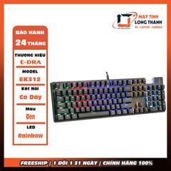 Bàn phím cơ E-DRA EK312 Black Blue Switch