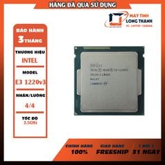 CPU Intel Xeon E3 1220v3 (3.50GHz, 8M, 4 Cores 4 Threads) TRAY chưa gồm Fan