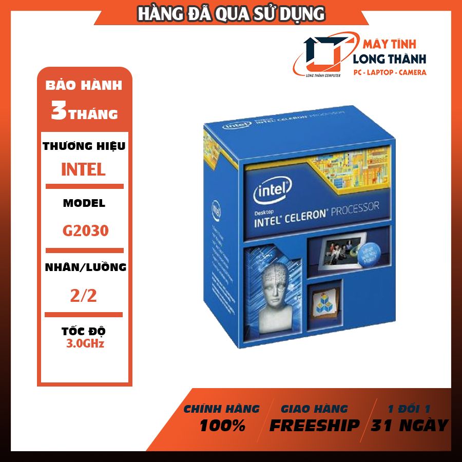 CPU INTEL G2030 CŨ - BH 3 THÁNG