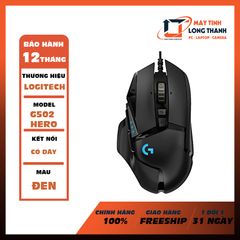 CHUỘT GAMING LOGITECH G502 HERO (Đen)