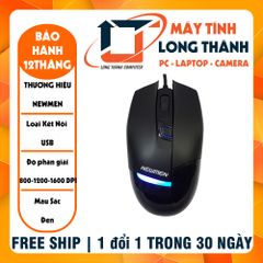 Chuột máy tính có dây Newmen G10+ (Đen)