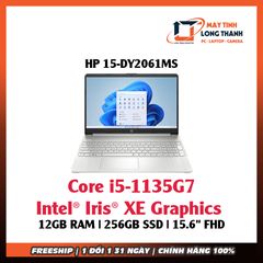 LAPTOP HP 15-DY2061MS Core i5-1135G7 12GB 256GB 15.6 FHD Win10 Natural Silver