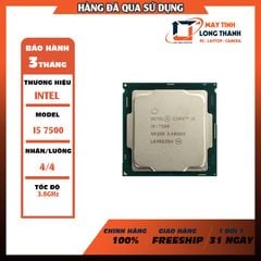 CPU INTEL I5 7500 (3.80GHz, 6M, 4 Cores 4 Threads) 2ND