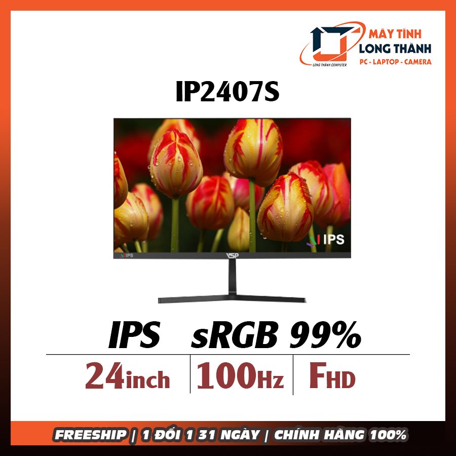Màn hình VSP IPS 24inch tràn viền IP2407S