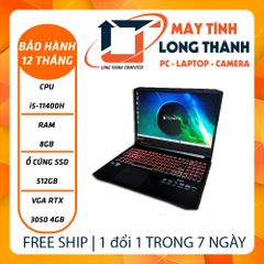 Laptop Acer Gaming Nitro AN515-57-54MV (Core i5-11400H, Ram 8GB, SSD 512GB, RTX 3050 4GB, Win11, NH.QENSV.003)