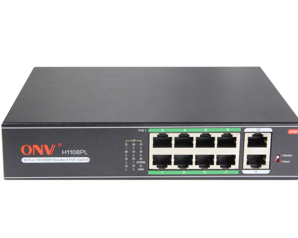 SWITCH POE 8 PORT ONV H1108PLS– Máy Tính Long Thành - Chuyên mua bán, sửa  chữa máy tính, laptop, camera. Thi Công lắp đặt trọn gói phòng net, Thanh  lý phòng net.