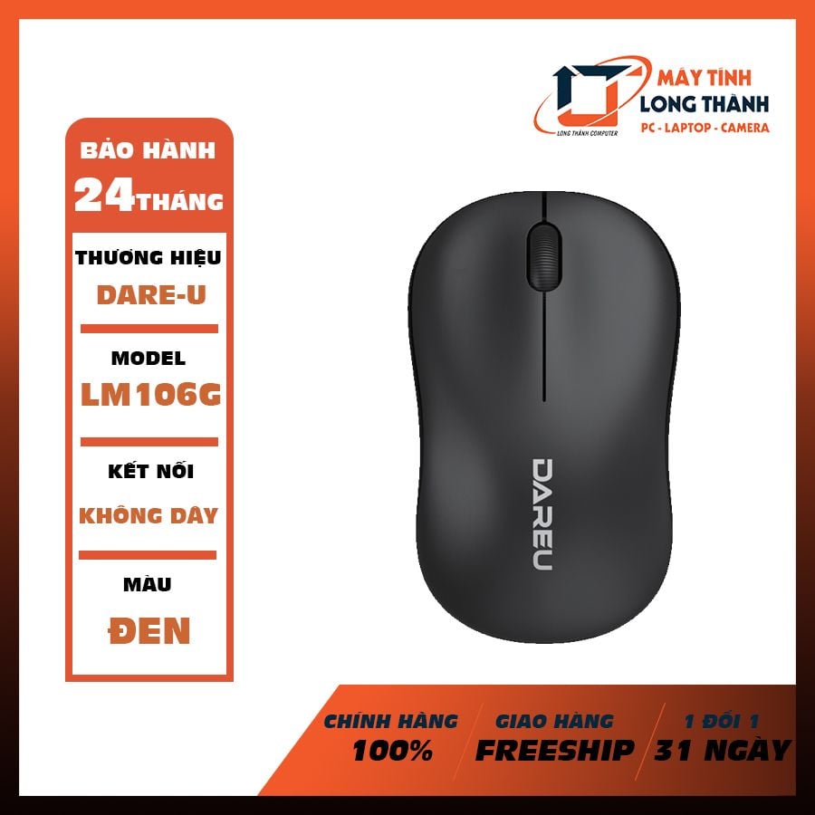 CHUỘT KHÔNG DÂY DAREU LM106G