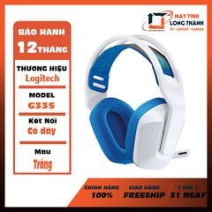 TAI NGHE LOGITECH G335 WIRED GAMING - TRẮNG (WHITE)