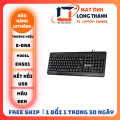 Bàn phím máy tính EK501 E-Dra - cổng USB