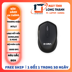 Chuột không dây Edra EM603W (USB/đen)