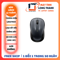 CHUỘT KHÔNG DÂY LOGITECH M325 Wireless Đen Bạc