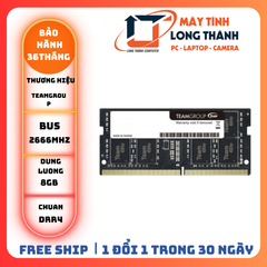 Ram Laptop TeamGroup Elite 8GB DDR4 Bus 2666 (TED8G2666C19-S01)