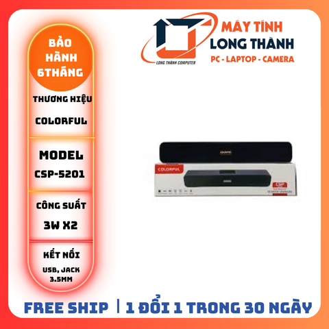 LOA COLORFUL Soundbar CSP-5201 Desktop Speaker NEW