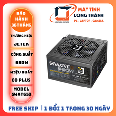 Nguồn Jetek SWAT 650 650W (80 Plus Bronze/Non Modular)