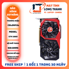 VGA Colorful GeForce GTX 1660 SUPER NB 6G-V2-V 2ND BH 3/2025