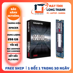 SSD Apacer 256GB AS2280P4 M.2 NVMe PCIe Gen 3 x4