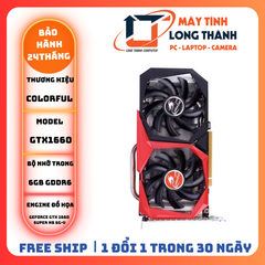 VGA Colorful GeForce GTX 1660 SUPER NB 6G-V2-V 2ND BH 7/2025