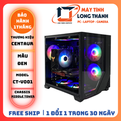 CASE CENTAUR TITAN CT-V001 MÀU ĐEN ( NO FAN )