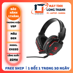 Tai Nghe VSP EXAVP EX220 Gaming Led (Đen) Full Box