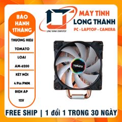 TẢN NHIỆT CPU TOMATO AM-6200 LED RGB NEW