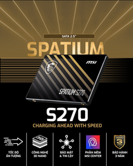 SSD MSI SPATIUM S270 120GB 2.5 inch Sata 3