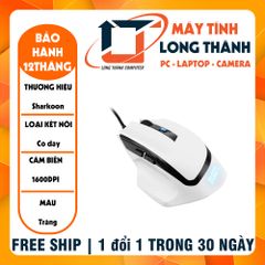 CHUỘT Sharkoon Shark Force White – Gaming Optical Mouse