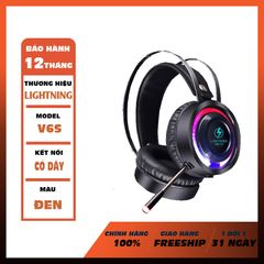 Tai nghe Lightning super V6S 7.1 Cổng USB new BH 06TH