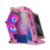 Case VSP Esport Rog ES8 Gaming White (Kèm bảng led và 6 fan ARGB)