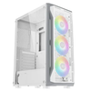 CASE XIGMATEK NYX AIR 3F (EN40924) – GAMING M-ATX, KÈM 03 FAN WHITE