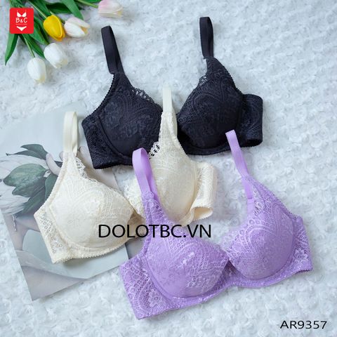 Áo Đài Loan cao cấp Mode Marie mút mõng ren thiết kế mút rời AR9357