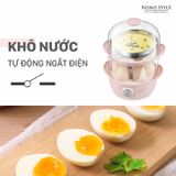 Máy Hấp Trứng Mini Lotor ZDQ-01 (2 Ngăn)