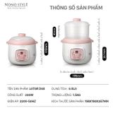 Nồi Tiềm Đa Năng Lotor D08 (0.8L)