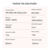 Nồi Điện Đa Năng Lotor HM-60C (1.3L)