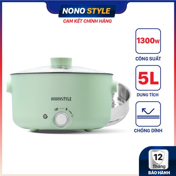 Nồi Điện Đa Năng Nonostyle (5L - 1300W)