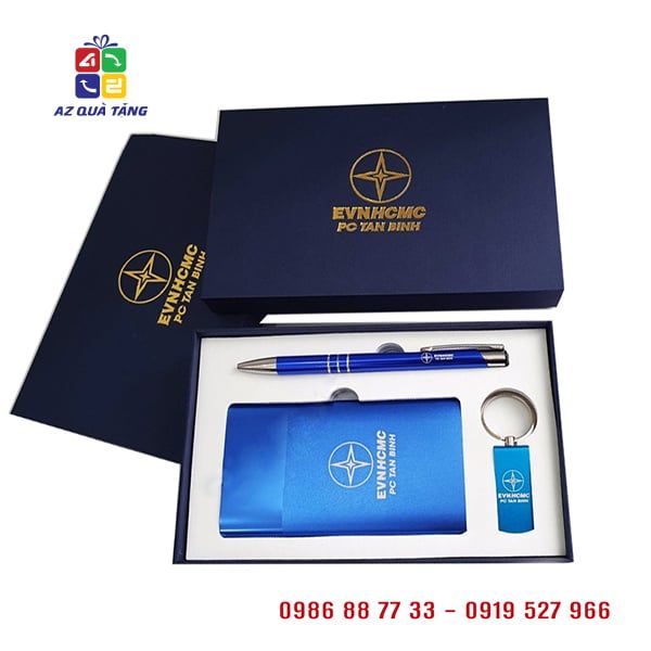 Giftset Pin sạc + Bút Ký + Usb