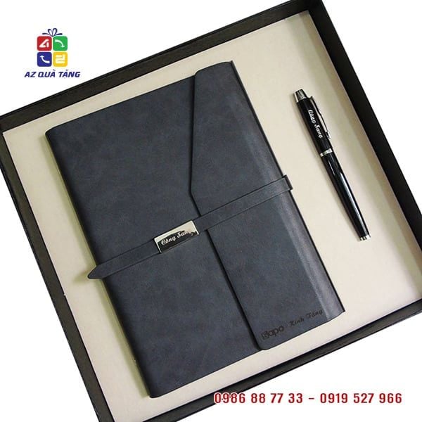 Bộ Quà Tặng Bút Ký + Sổ Da 04