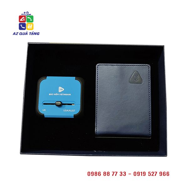 Bộ Quà Tặng Adapter + Ví - Vietinbank Insurance