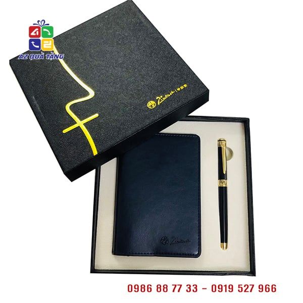 Bộ Quà Tặng Bút Ký + Sổ Da 08