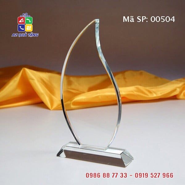 Biểu Trưng Pha Lê Lá Liễu - 00504