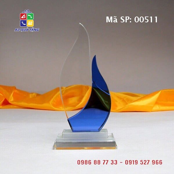 Biểu Trưng Pha Lê Ngọn Lửa Đôi - 00511